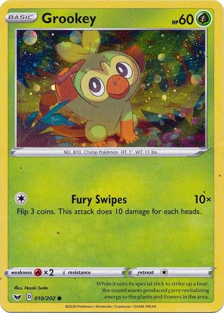 Grookey - 010/202 (Cosmos Holo) (010/202) [Blister Exclusives]