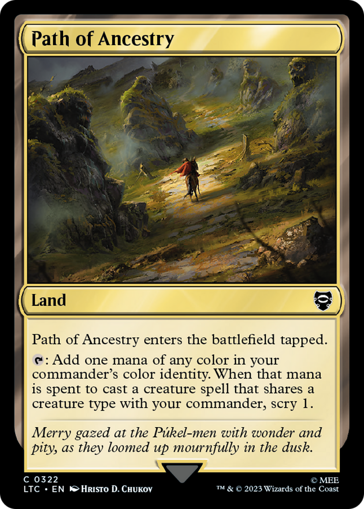 Path of Ancestry (322) [Commander: The Lord of the Rings: Tales of Middle-earth]