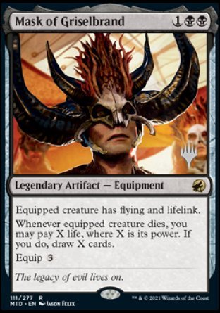 Mask of Griselbrand (111) [Promo Pack: Innistrad: Midnight Hunt]