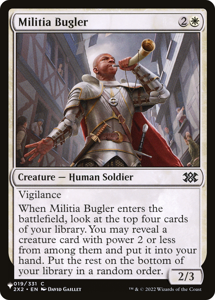 Militia Bugler (019/024) [The List Reprints]