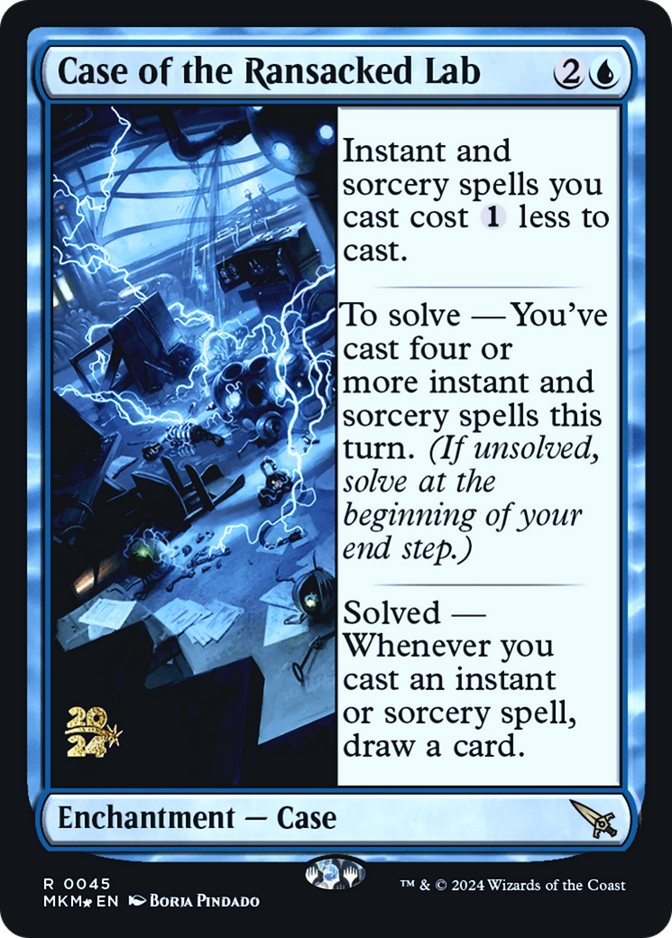 Case of the Ransacked Lab (45) [Prerelease Cards]