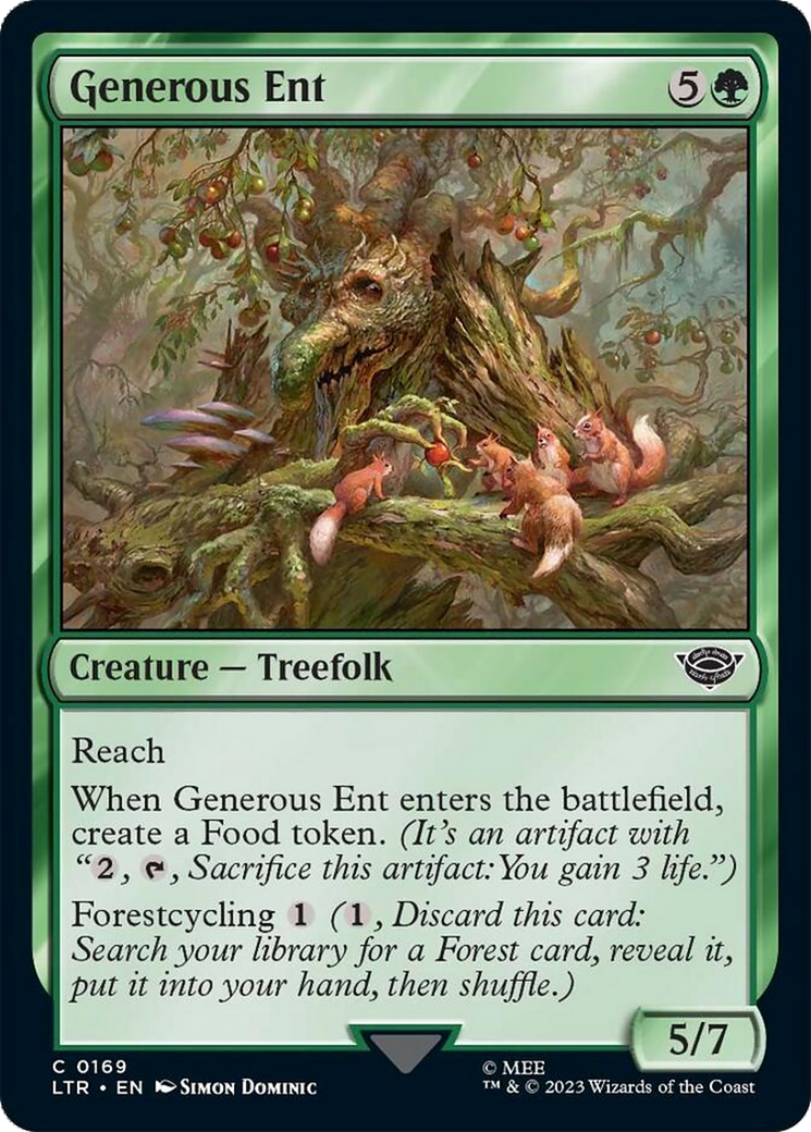Generous Ent (169) [Universes Beyond: The Lord of the Rings: Tales of Middle-earth]