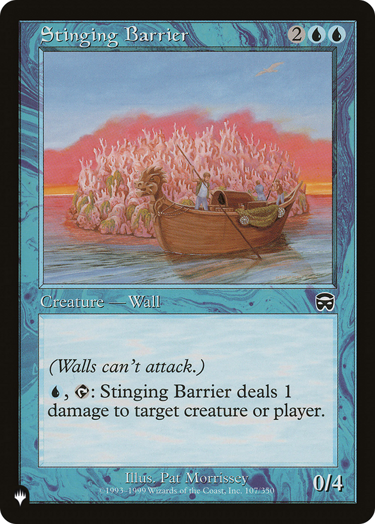 Stinging Barrier (107/350) [The List Reprints]