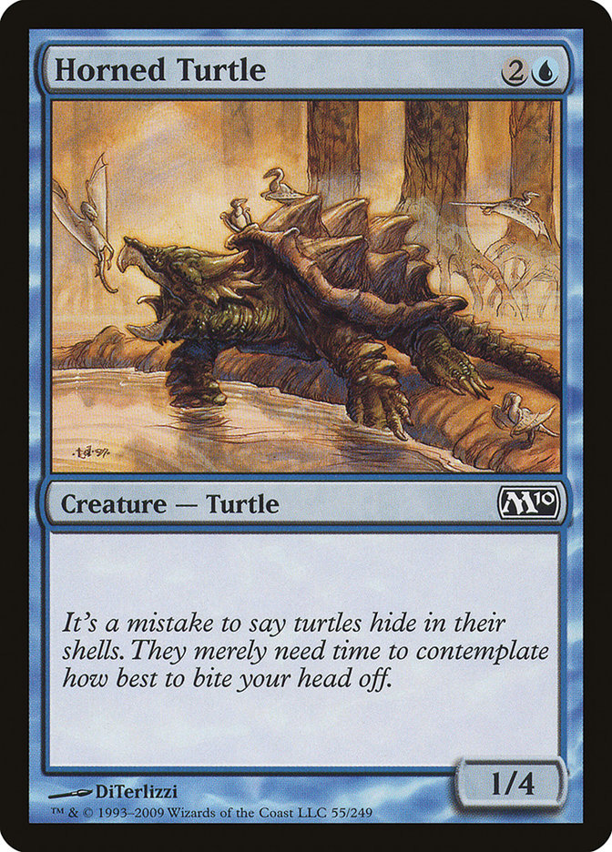 Horned Turtle (55) [Magic 2010 (M10)]