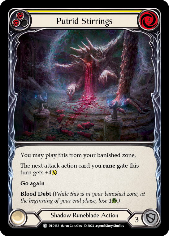 Putrid Stirrings (Yellow) (DTD162) [Dusk till Dawn]