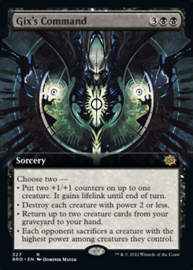 Gix's Command (Extended Art) (327) [The Brothers' War]