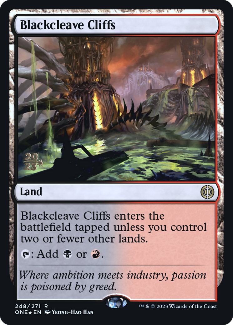 Blackcleave Cliffs (248) [Prerelease Cards]