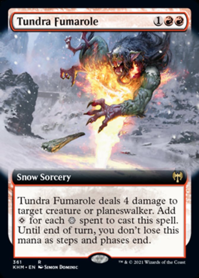 Tundra Fumarole (Extended Art) (361) [Kaldheim]