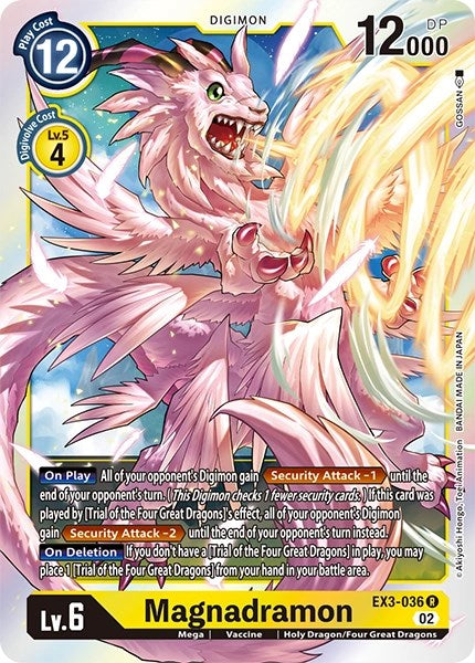 Magnadramon (EX3-036 R) [Revision Pack Cards]