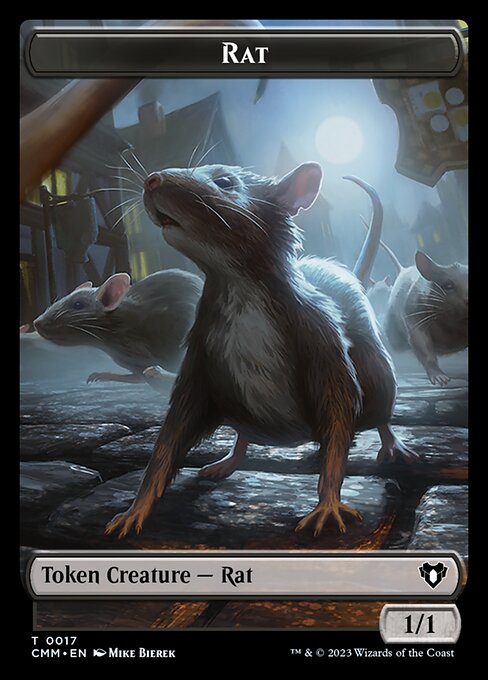 The Monarch // Rat Double-Sided Token (50 // 17) [Commander Masters]