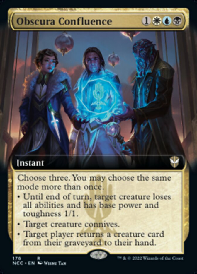 Obscura Confluence (Extended Art) (176) [Commander: Streets of New Capenna]
