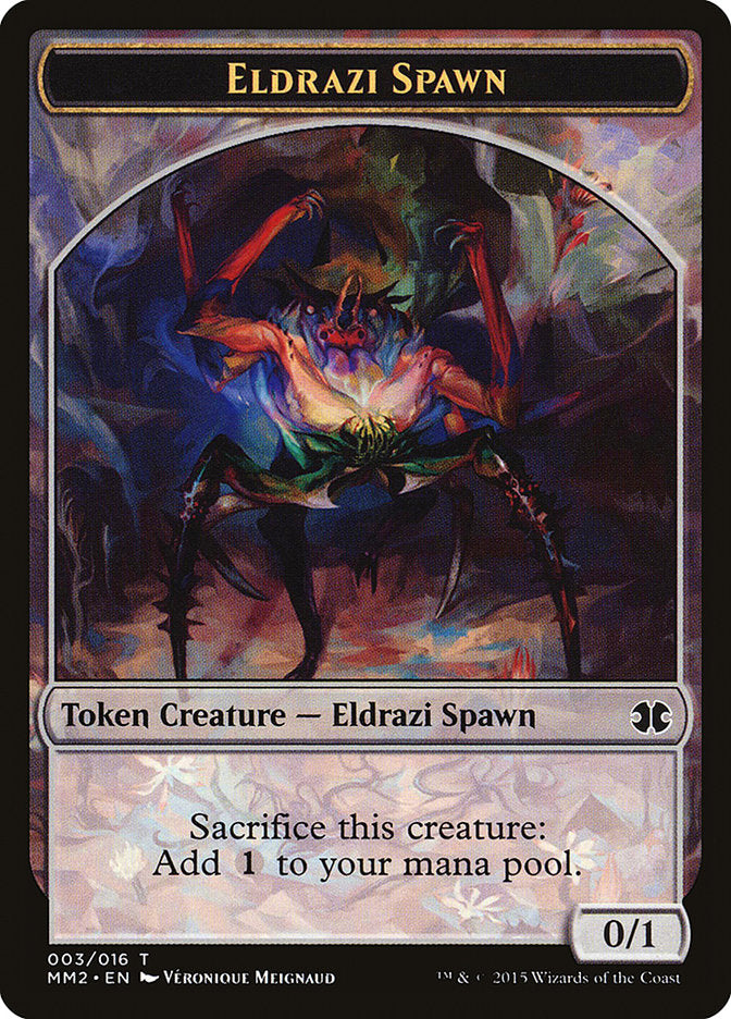 Eldrazi Spawn Token (003) (3) [Modern Masters 2015]