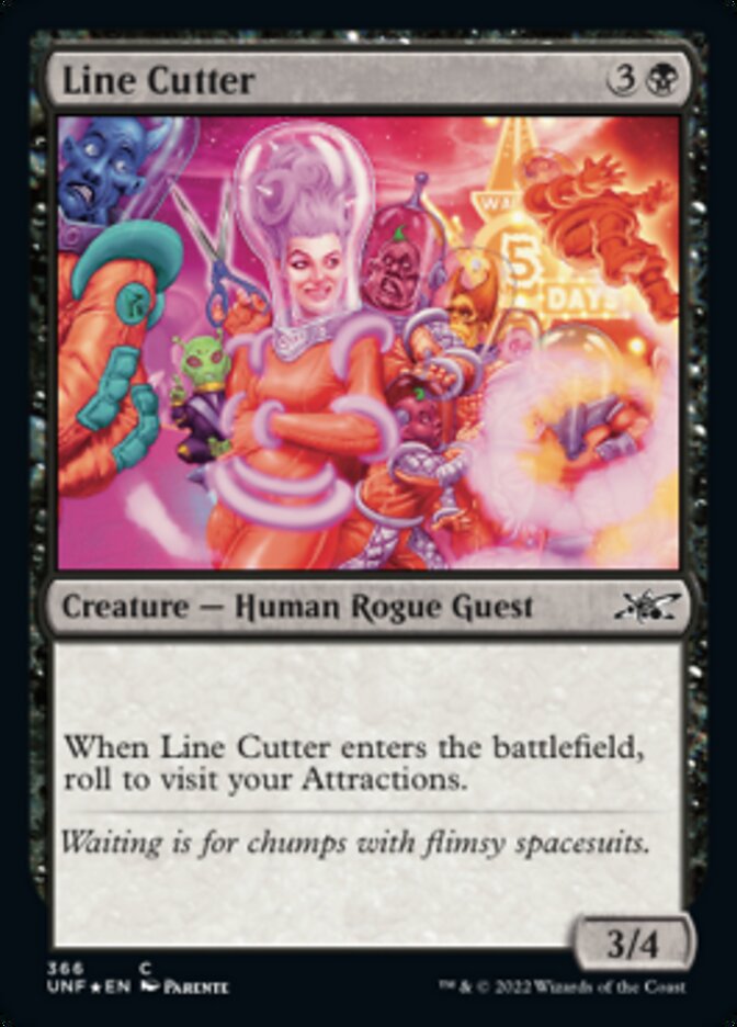 Line Cutter (Galaxy Foil) (366) [Unfinity]