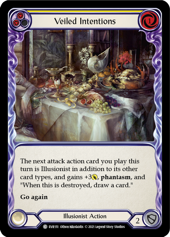 Veiled Intentions (Yellow) (EVR151) [Everfest]