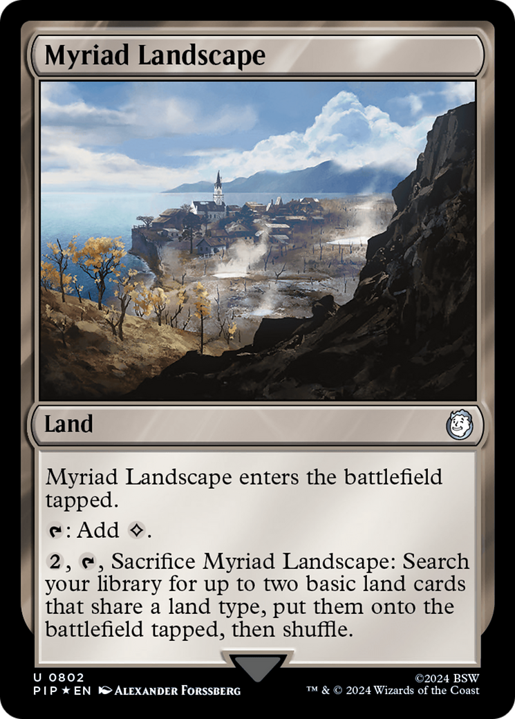 Myriad Landscape (Surge Foil) (802) [Universes Beyond: Fallout]