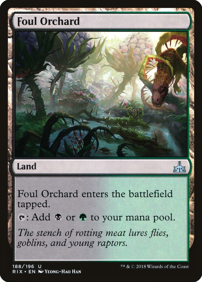 Foul Orchard (188) [Rivals of Ixalan]