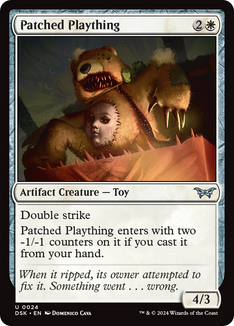Patched Plaything (24) [Duskmourn: House of Horror]