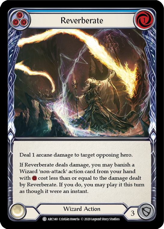 Reverberate (Blue) (ARC140) [Arcane Rising]