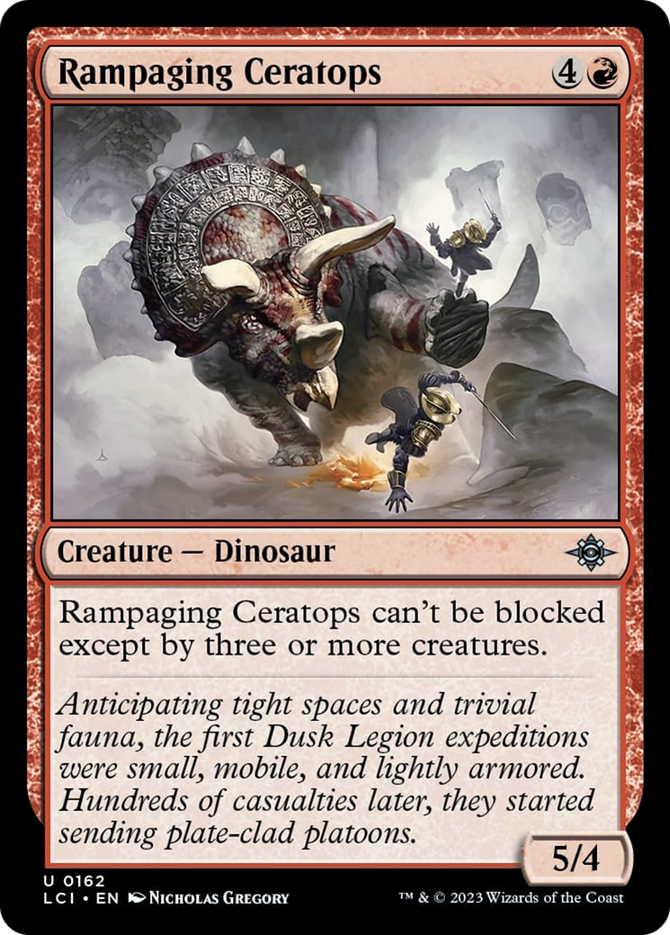 Rampaging Ceratops (162) [The Lost Caverns of Ixalan]