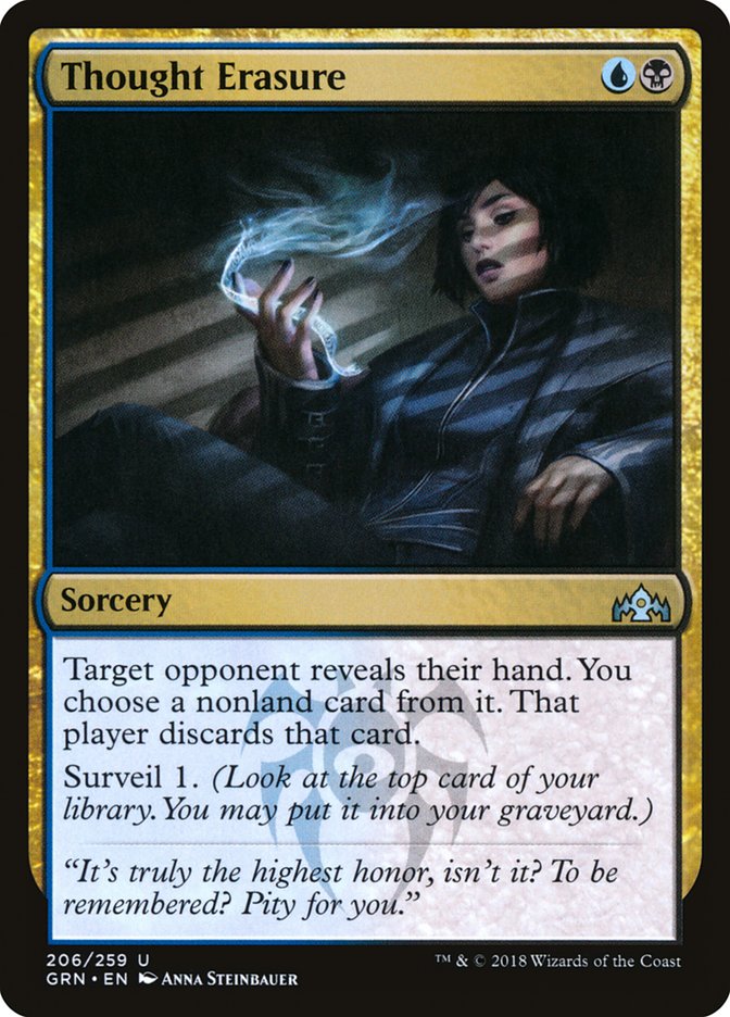 Thought Erasure (206) [Guilds of Ravnica]