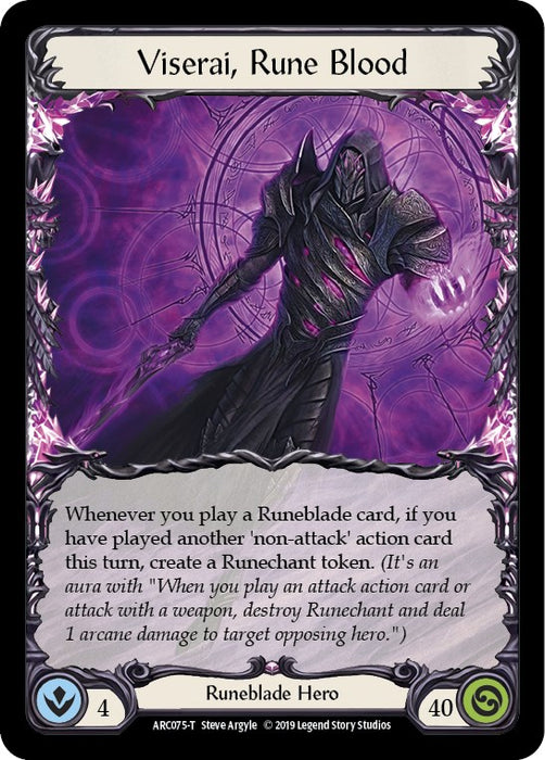 Teklo Plasma Pistol // Viserai, Rune Blood [ARC003 // ARC075] (Arcane Rising)