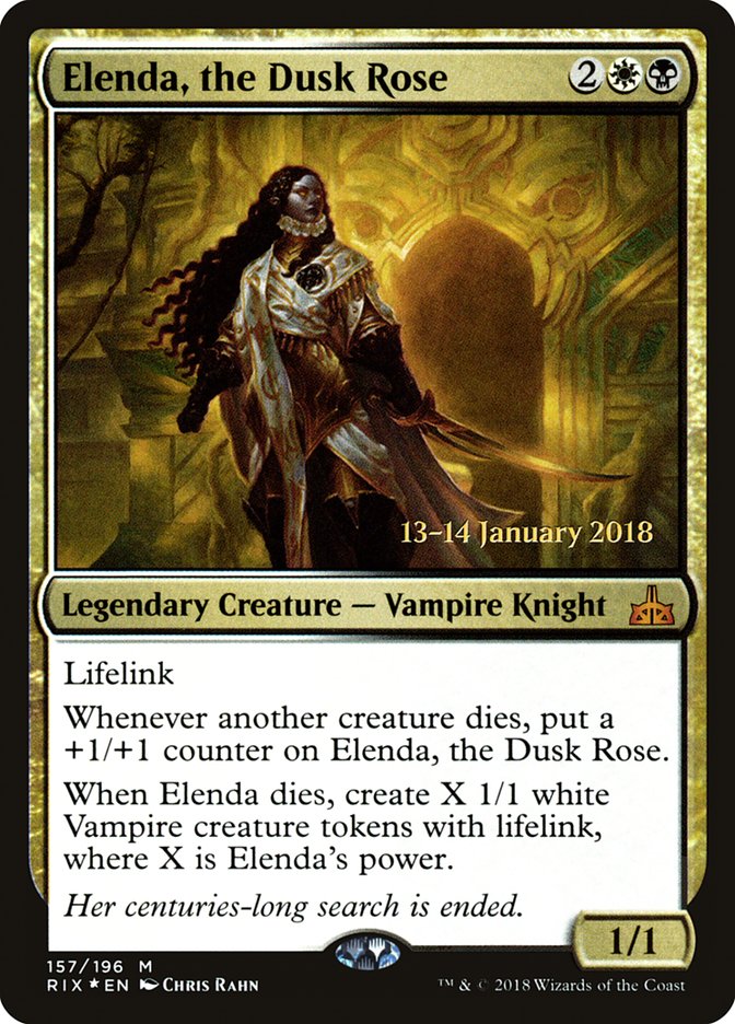 Elenda, the Dusk Rose (157) [Prerelease Cards]