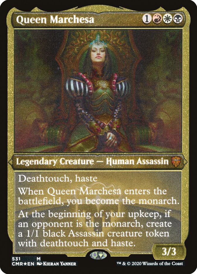 Queen Marchesa (Foil Etched) (531) [Commander Legends]