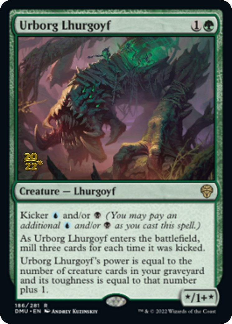 Urborg Lhurgoyf (186) [Prerelease Cards]