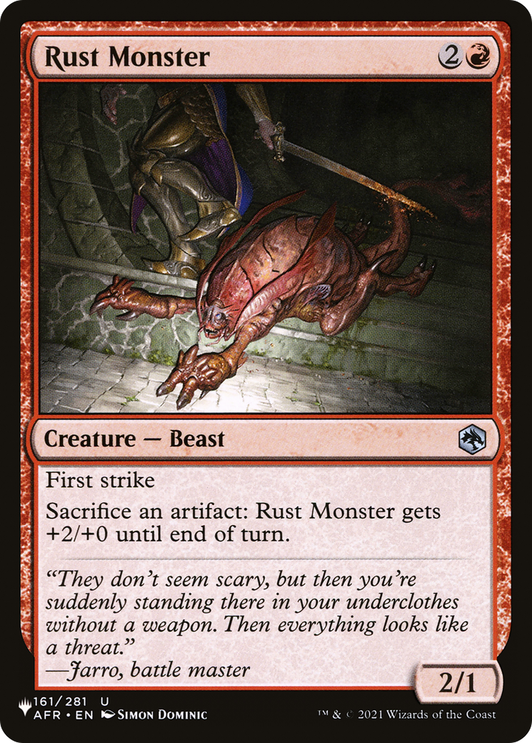 Rust Monster (161/281) [The List Reprints]