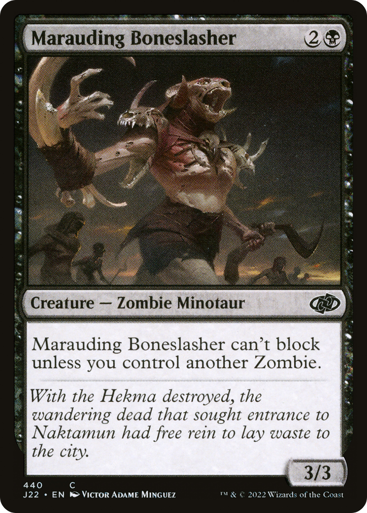 Marauding Boneslasher (440) [Jumpstart 2022]