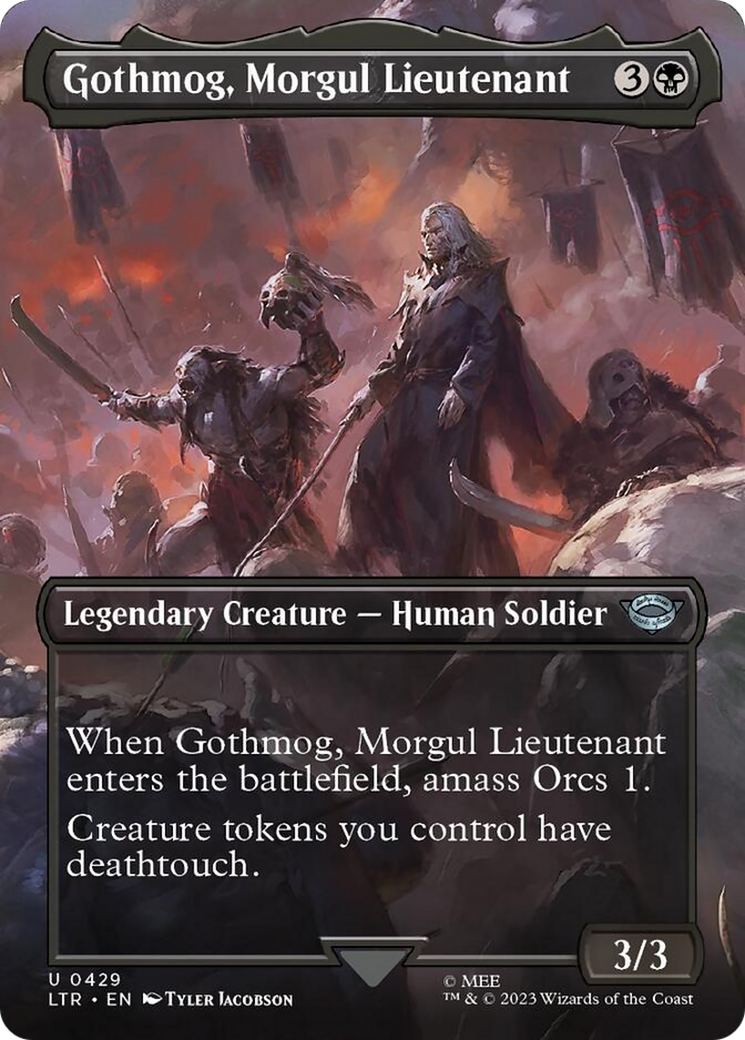 Gothmog, Morgul Lieutenant (Borderless) (429) [Universes Beyond: The Lord of the Rings: Tales of Middle-earth]