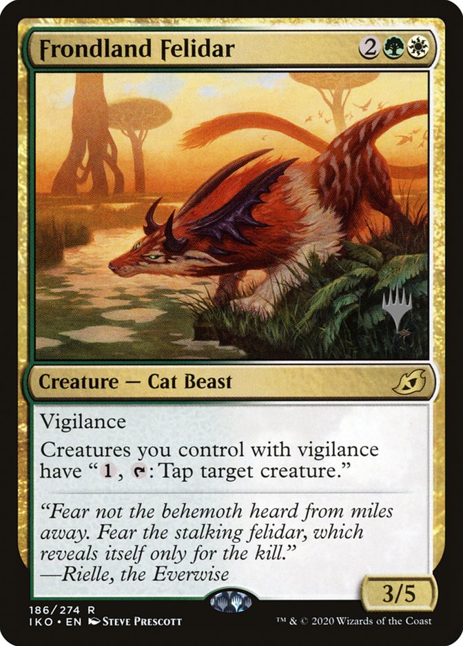 Frondland Felidar (186) [Promo Pack: Ikoria]