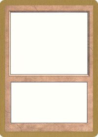 1998 World Championship Blank Card [World Championship Decks]