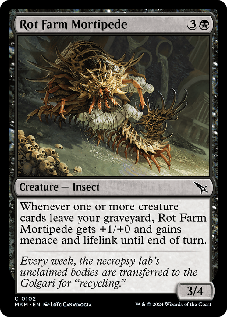 Rot Farm Mortipede (102) [Murders at Karlov Manor]