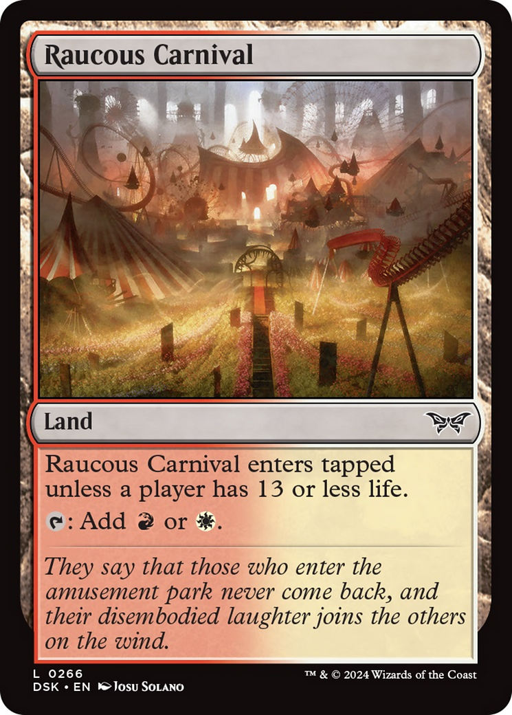 Raucous Carnival (266) [Duskmourn: House of Horror]