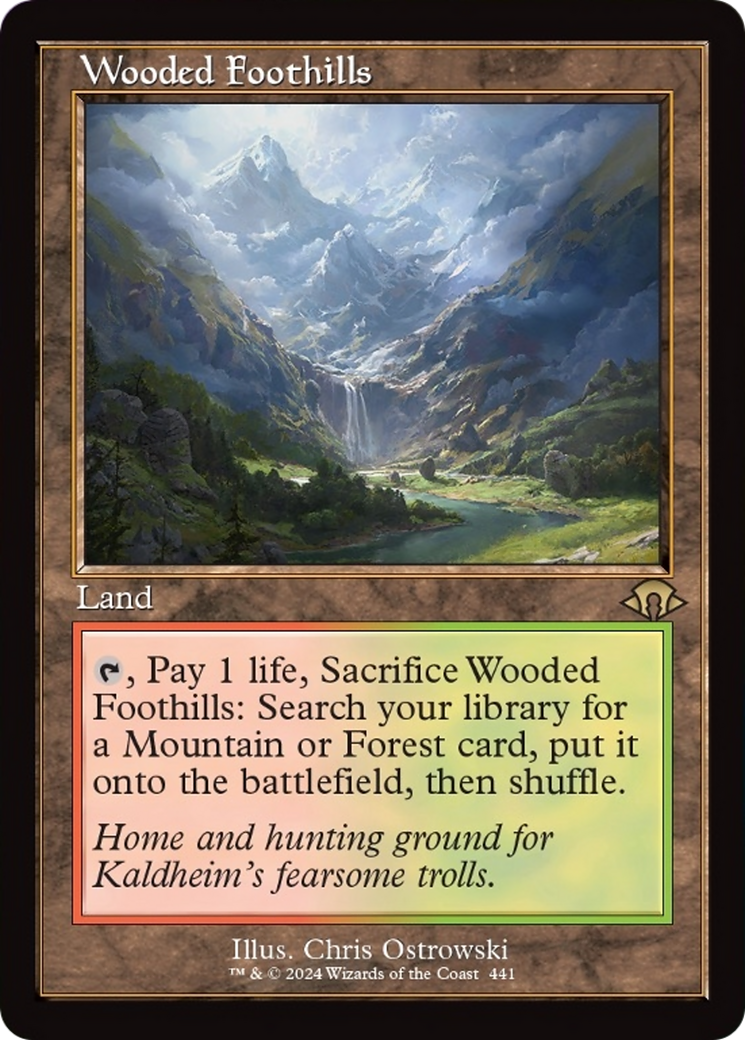 Wooded Foothills (Retro Frame) (441) [Modern Horizons 3]