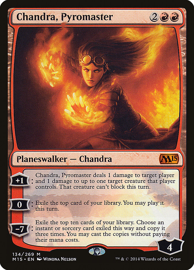 Chandra, Pyromaster (134) [Magic 2015 (M15)]