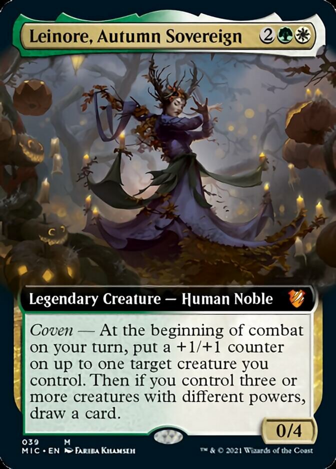 Leinore, Autumn Sovereign (Extended Art) (39) [Commander: Innistrad: Midnight Hunt]