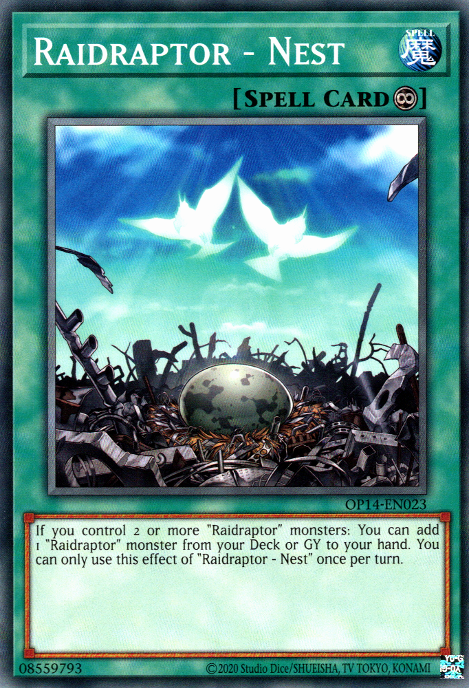 Raidraptor - Nest (OP14-EN023) [OTS Tournament Pack 14]