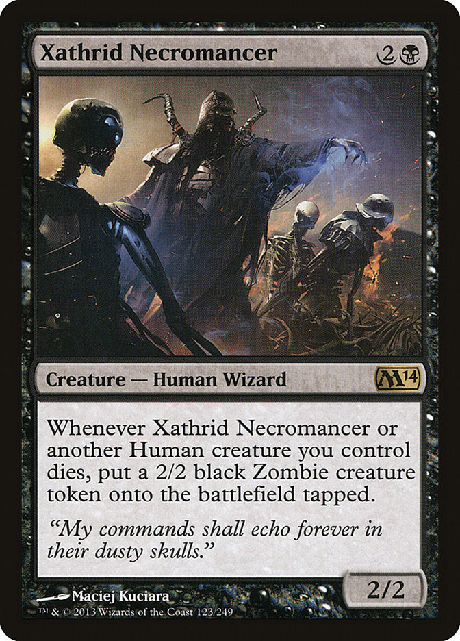 Xathrid Necromancer (123) [Magic 2014 (M14)]
