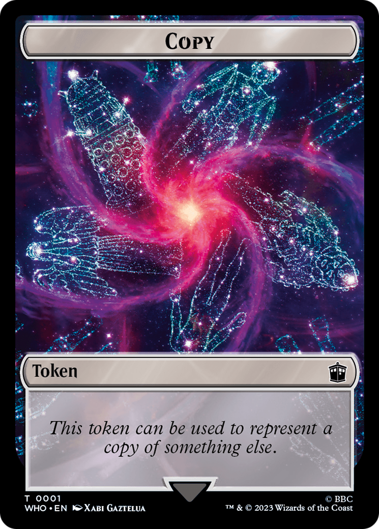 Copy // Soldier Double-Sided Token (1 // 8) [Universes Beyond: Doctor Who]
