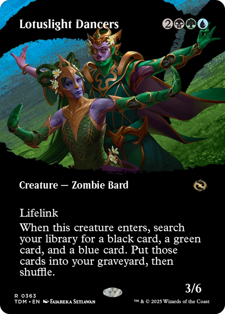 Lotuslight Dancers (Borderless) (363) [Tarkir: Dragonstorm]