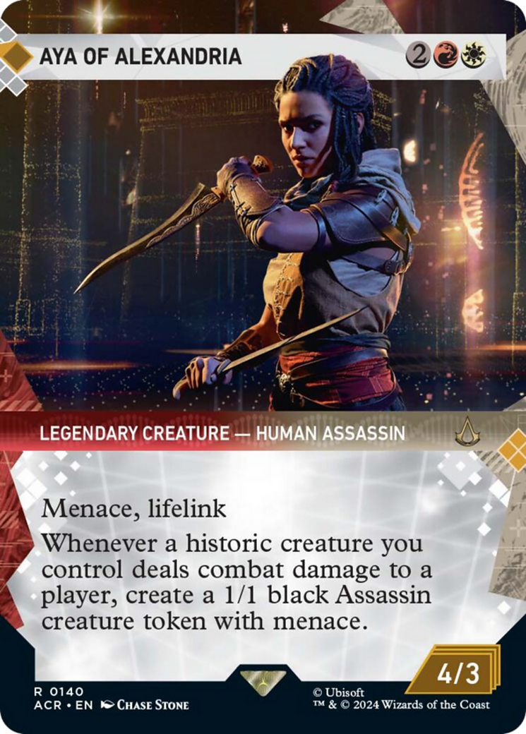 Aya of Alexandria (Showcase) (140) [Universes Beyond: Assassin's Creed]