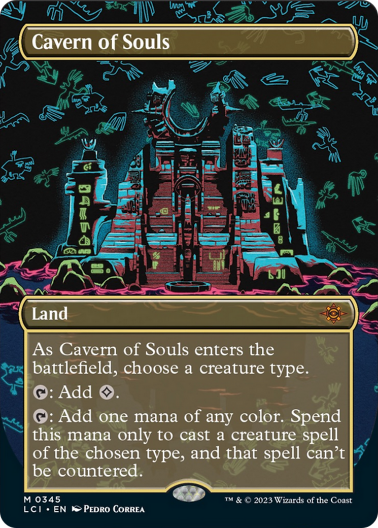 Cavern of Souls (0345) (Borderless) (345) [The Lost Caverns of Ixalan]