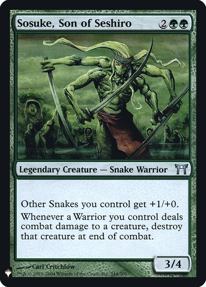 Sosuke, Son of Seshiro (244) [The List Reprints]