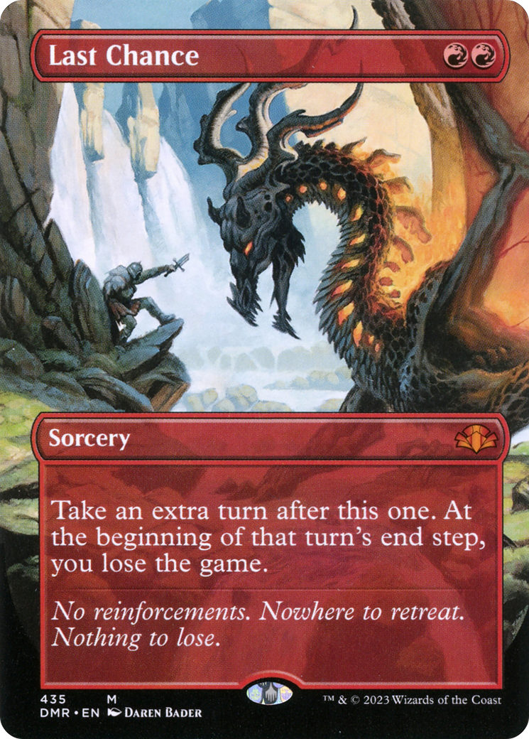 Last Chance (Borderless) (435) [Dominaria Remastered]