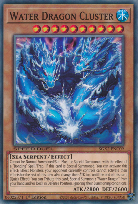 Water Dragon Cluster (SGX2-ENC09) [Speed Duel GX: Midterm Paradox]