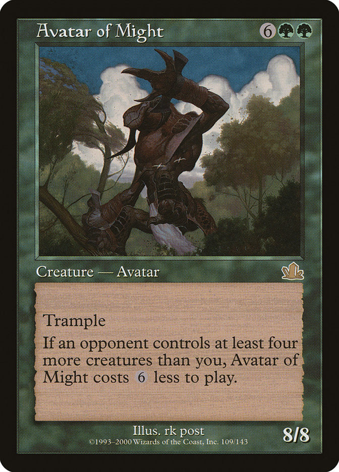 Avatar of Might (109) [Prophecy]