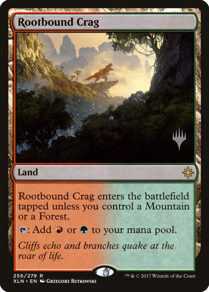 Rootbound Crag (256) [Promo Pack: Core Set 2020]