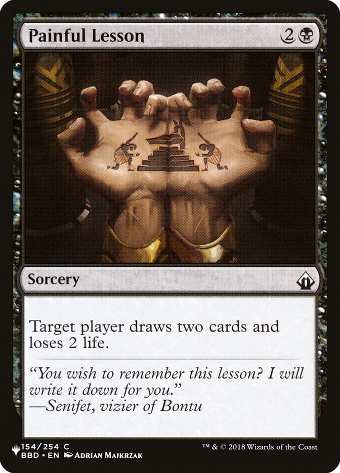Painful Lesson (BBD) (154/254) [The List Reprints]